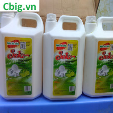 cbig.vn- Hệ thống tạp hóa -  Nước Rửa Chén Bát Seko Hương Chanh Thiên nhiên Can 5 Kg sạch bóng, diệt khuẩn, không hại da tay -daukhi.com.vn 